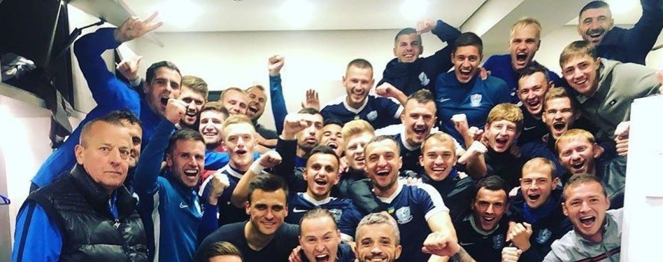 "Минай" безумно отпраздновал исторический выход в четвертьфинал Кубка Украины