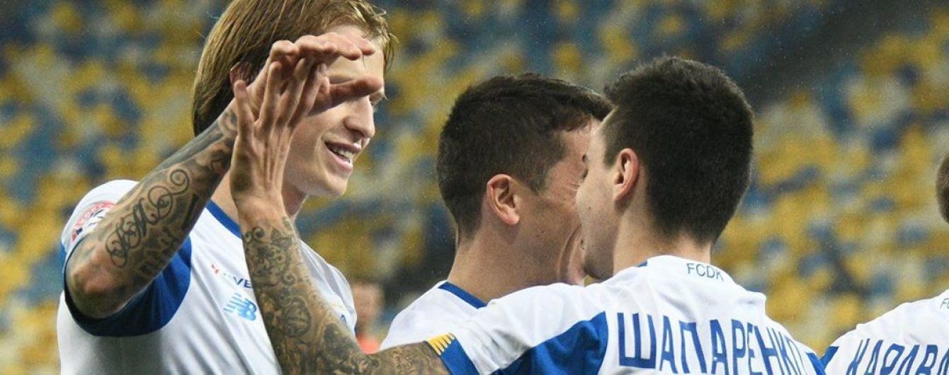 "Динамо" в меншості розгромило "Львів", Шапаренко та Попов забили дебютні голи
