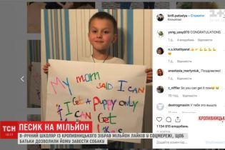 8-річний кропивничанин назбирав мільйон лайків з усього світу, щоб йому подарували песика