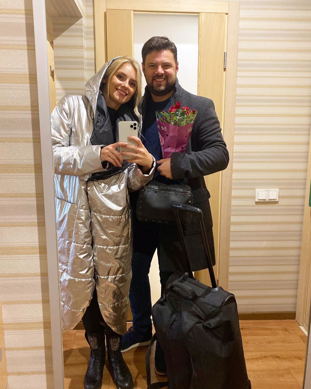 Ірина Федишин з чоловіком