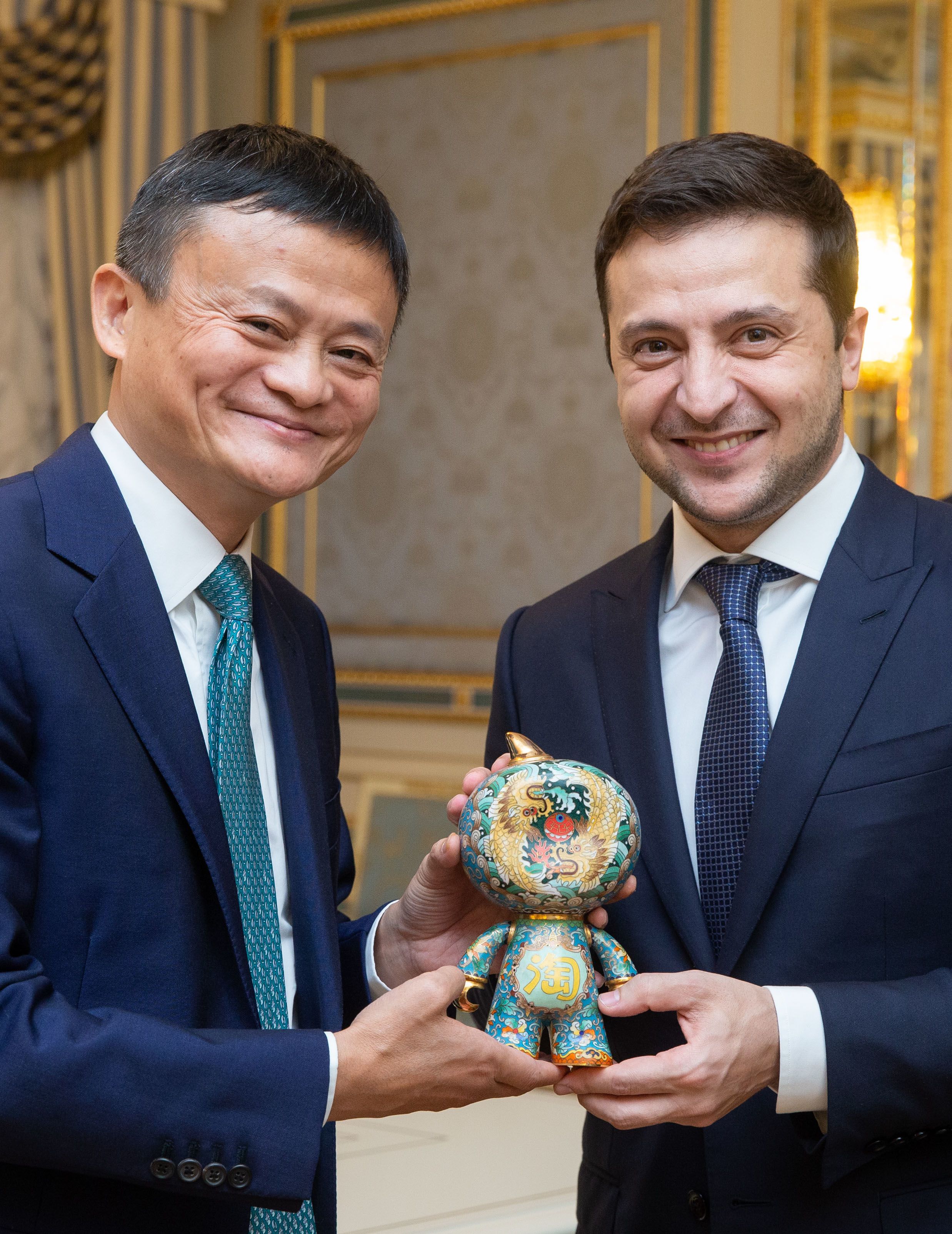 Джек Ма, Володимир Зеленський