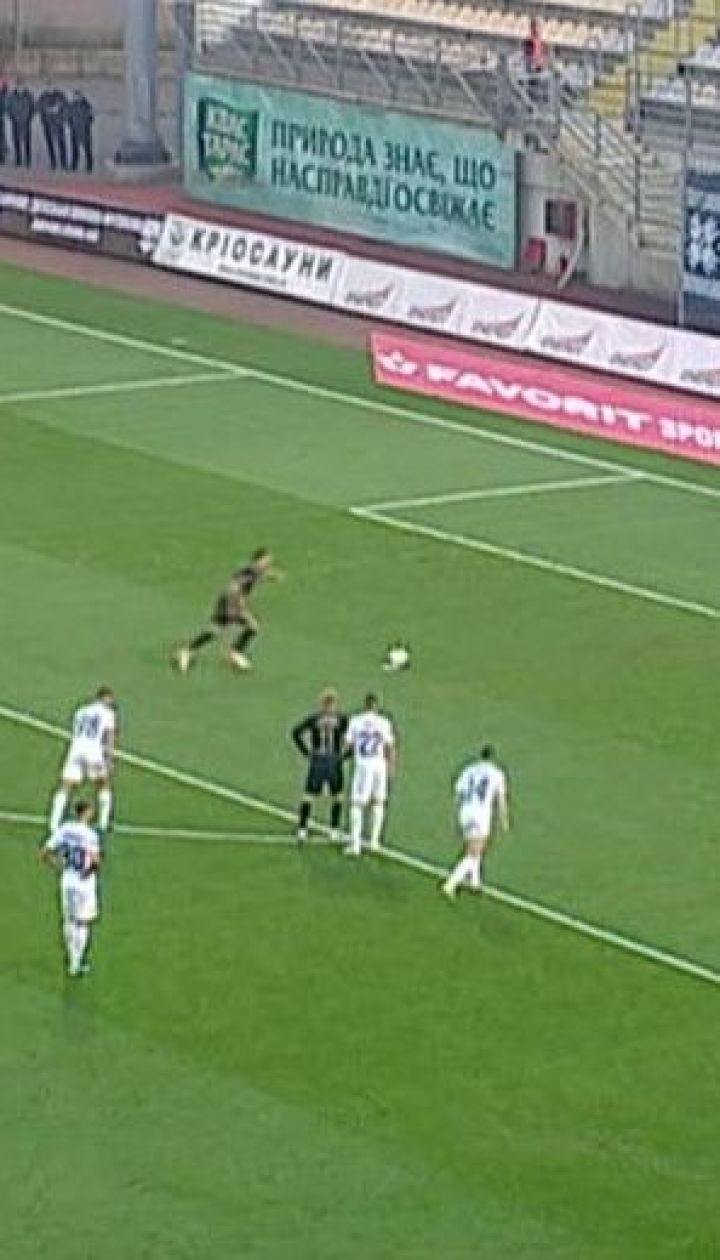 Зоря – Колос - 1:0. Відео нереалізованого пенальті Зозулі