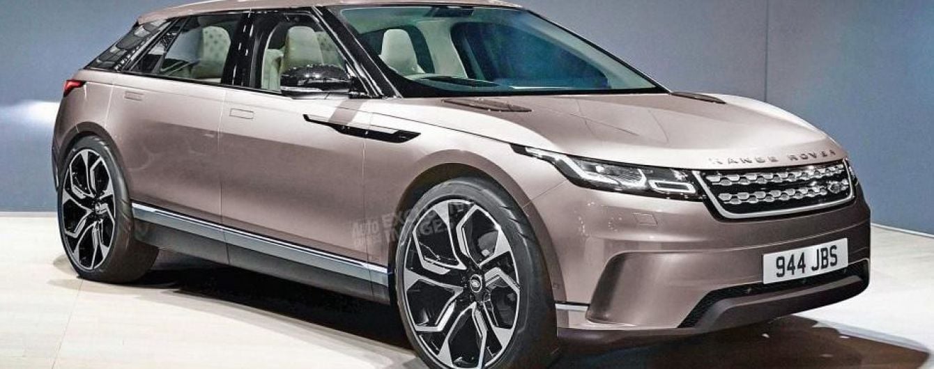 Електричний кросовер Range Rover вперше показали на ескізі