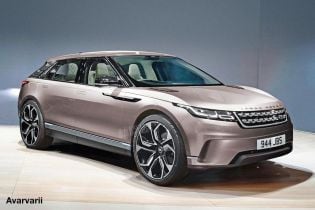 Электрический кроссовер Range Rover впервые показали на эскизе