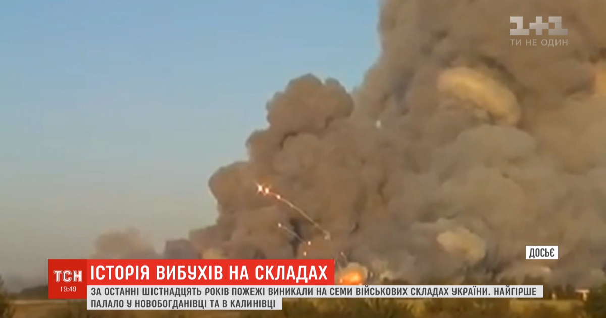 Самые масштабные взрывы на военных складах Украины: причины и хронология событий