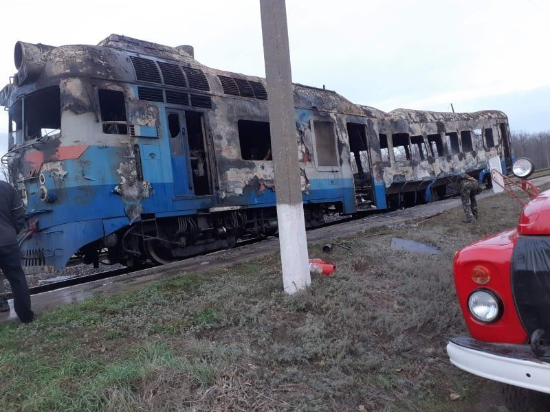 Пожежа у потязі на Миколаївщині 2