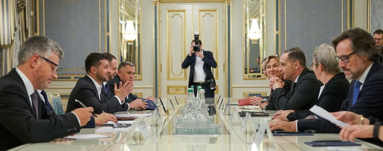 Донбасс, "нормандская" встреча и российский газ. Зеленский встретился с главой МИД Германии