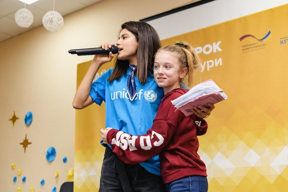 Michelle Andrade, урок ЮНІСЕФ_4