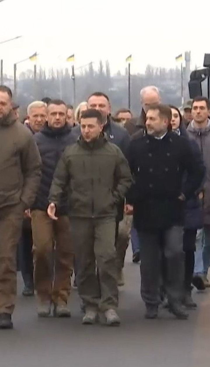 В Станице Луганской открыли восстановленную переправу