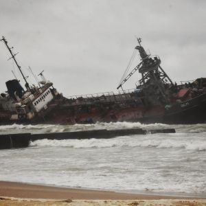 Опубликовано видео аварии танкера "Делфи" в Одессе