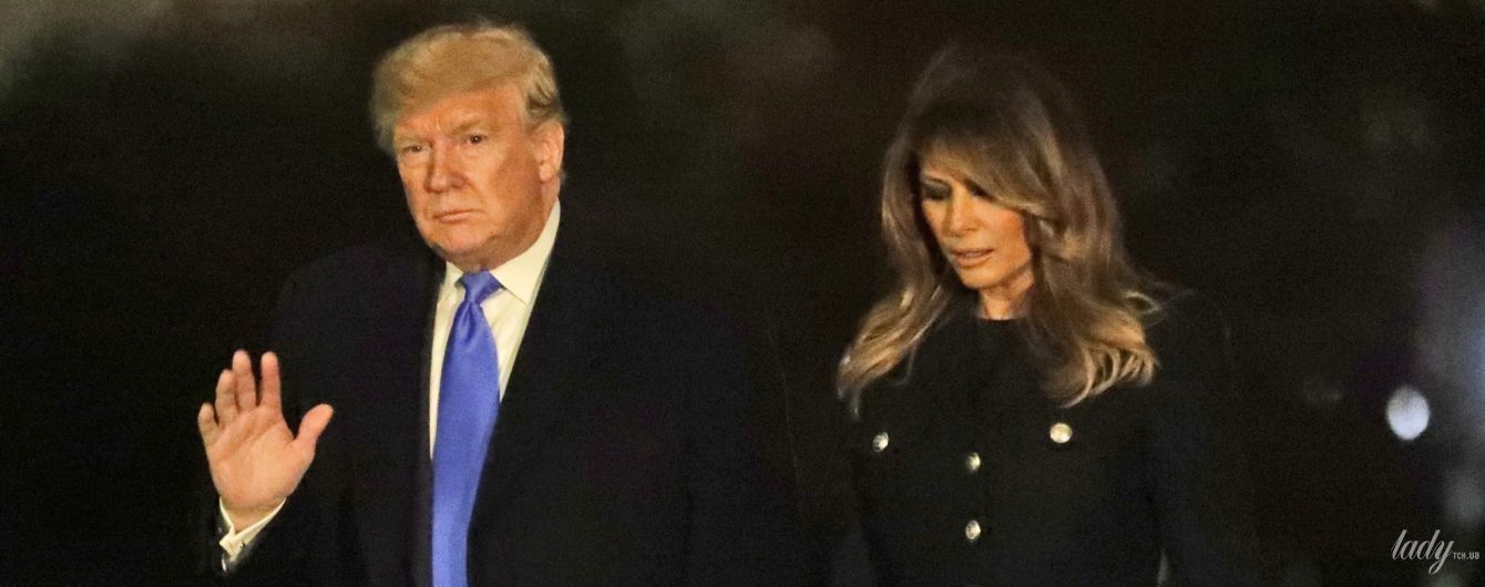 В усьому чорному: стриманий образ Меланії Трамп