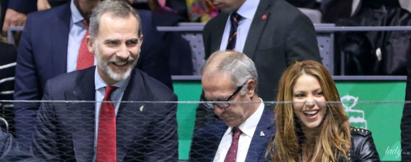 На трибунах с испанским монархом: Шакира и король Филипп VI посетили теннисный турнир