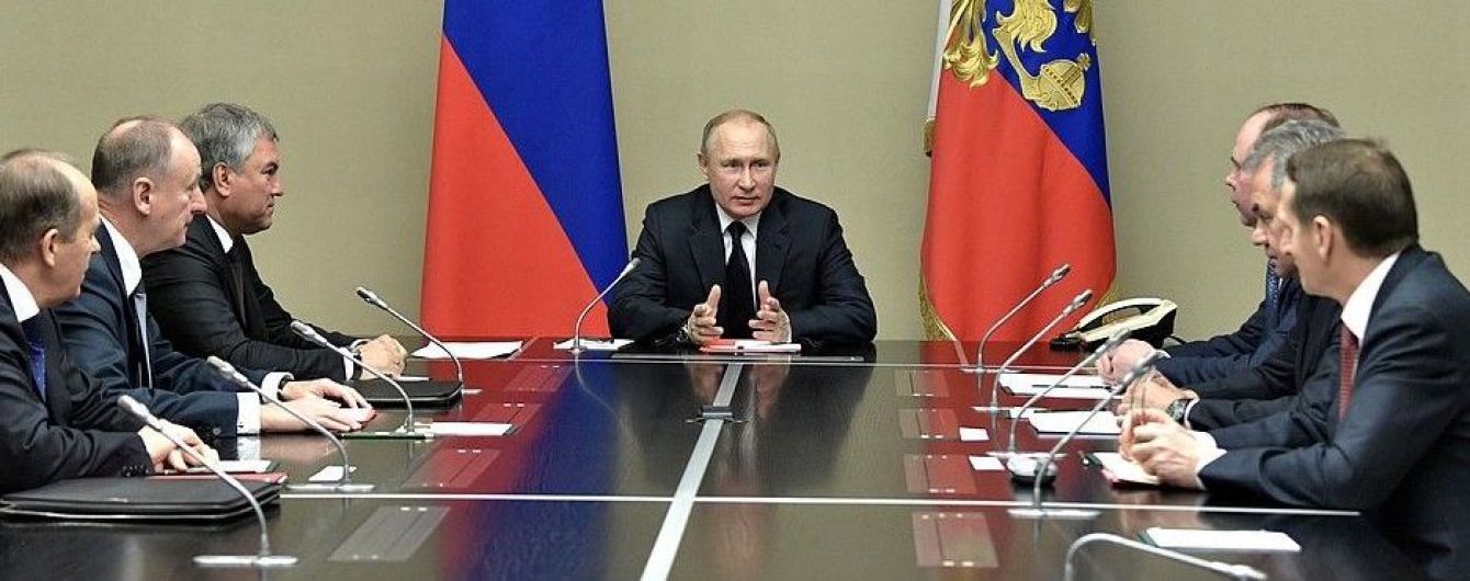 Путін зібрав засідання Радбезу РФ. Говорили про Україну