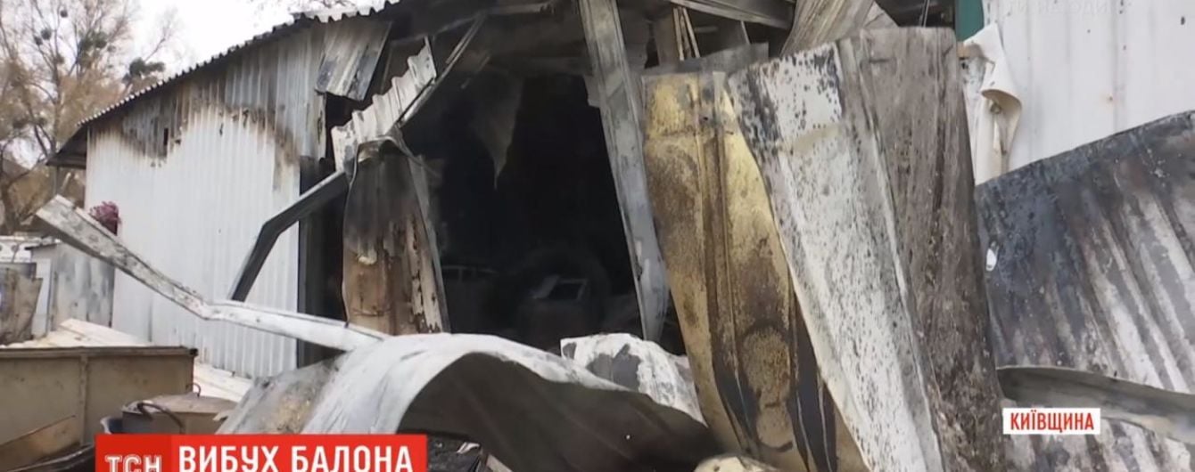 На Київщині у вагончику, де готували їжу, вибухнув газовий балон