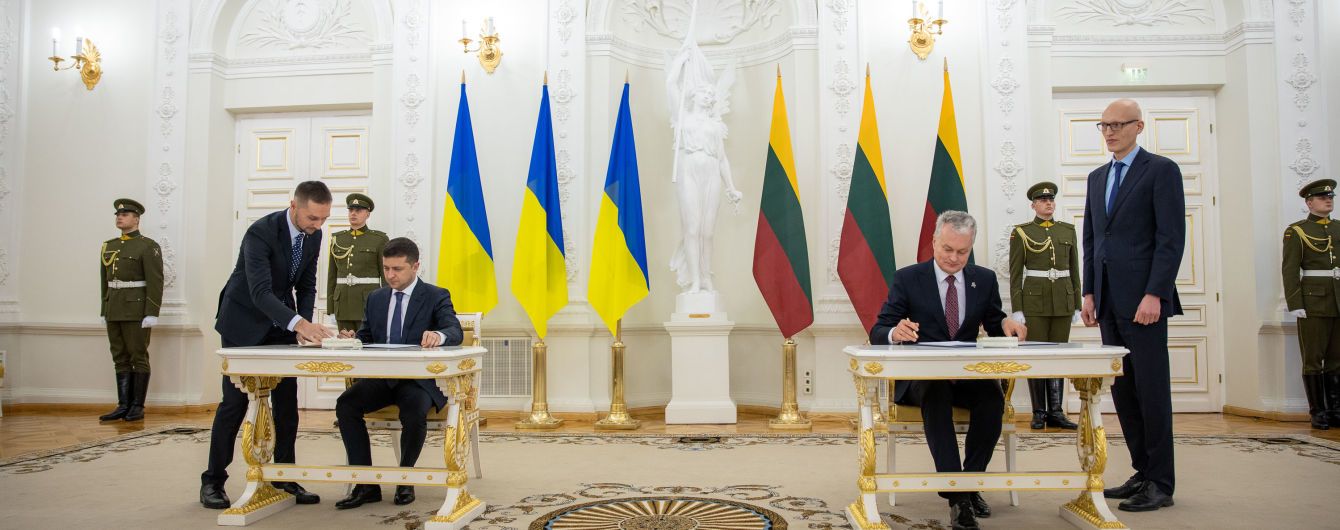Україна та Литва підписали декларацію про стратегічне партнерство
