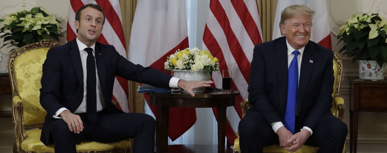 Макрон заявив Трампові, що не відмовляється від своїх слів про "смерть мозку НАТО"