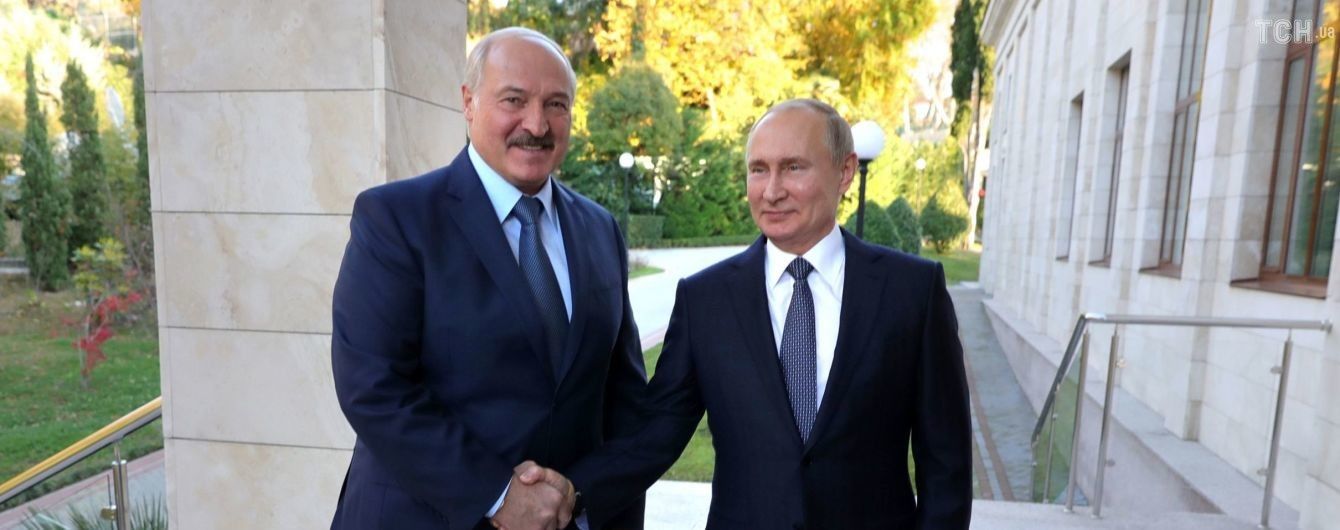 Во время встречи Путина и Лукашенко выключился свет