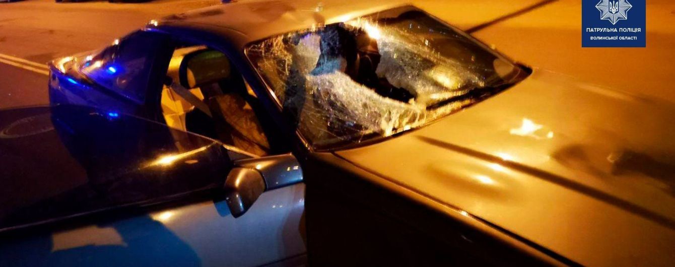 В Луцке с погоней задержали пьяных мужчин в BMW, которые насмерть сбили женщину