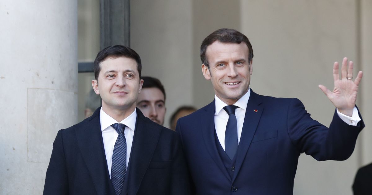 Макрон запевнив, що Україна може розраховувати на його рішучість у сприянні закінченню війни на Донбасі