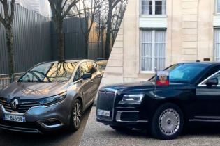 Аurus, Mercedes та Renault: якими автомобілями приїхали лідери "нормандської четвірки" на саміт до Єлисейського палацу