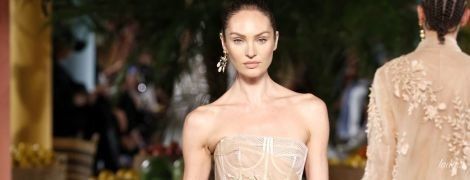 Ришелье, макраме и прозрачные ткани в коллекции Oscar de La Renta сезона весна-лето 2020
