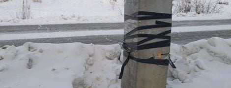 В РФ електропору починили с помощью изоленты