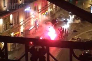 У центрі Санкт-Петербурга влаштували акцію на честь Гітлера з "піротехнічним шоу"