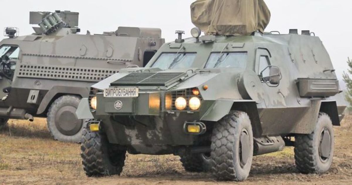 Украинские броневики прошли масштабные испытания