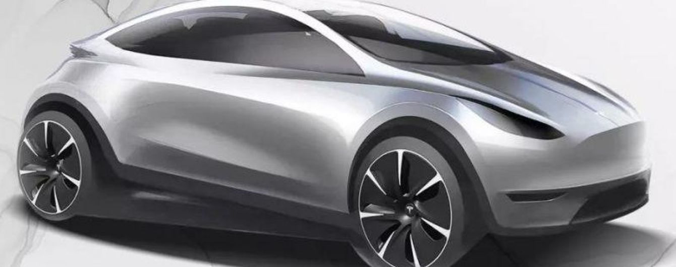 Tesla опубликовала эскиз компактного электрокара