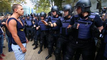 Столкновения под горсоветом Одессы / © УНИАН