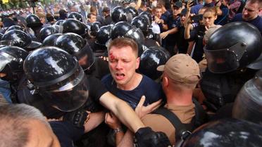 Столкновения под горсоветом Одессы / © УНИАН