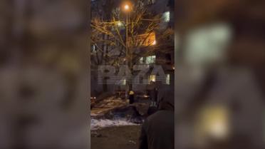 В Санкт-Петербурге дрон врезался в многоэтажку