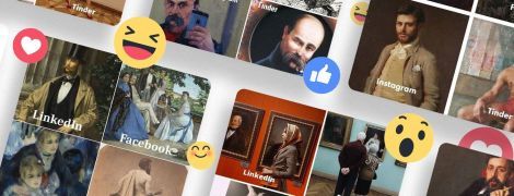Шевченко и Ван Гог в Tinder. Украинские и мировые музеи постят мемы с картин в #dollypartonchallenge