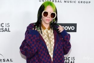 Змінила маску на величезні окуляри: Біллі Айліш в образі від Gucci на афтепаті "Греммі-2020"