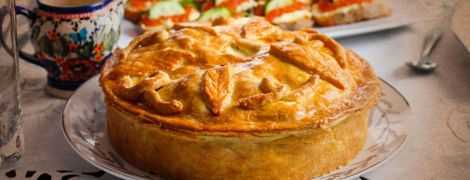 Пирог с картофелем