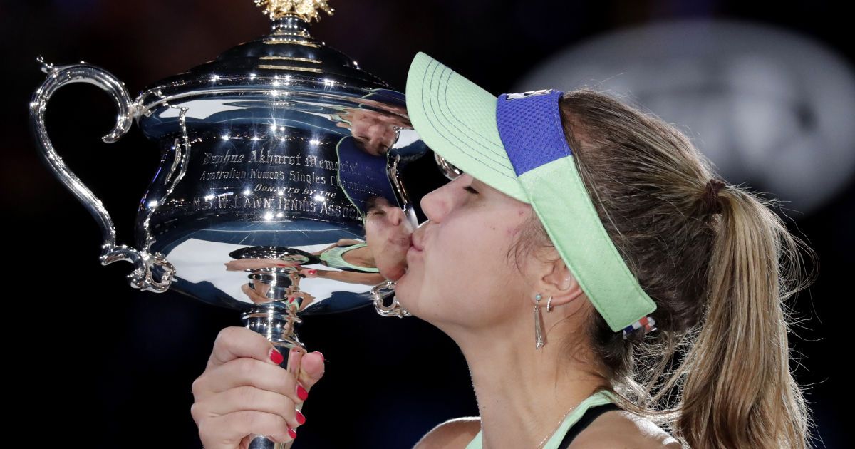 21-летняя американка сенсационно выиграла Australian Open