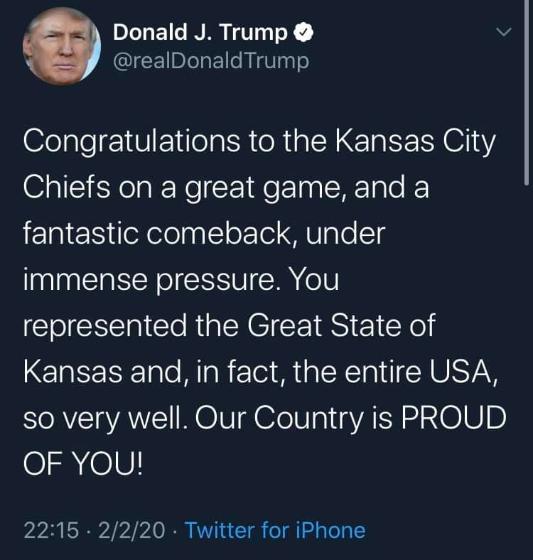 трамп супербоул