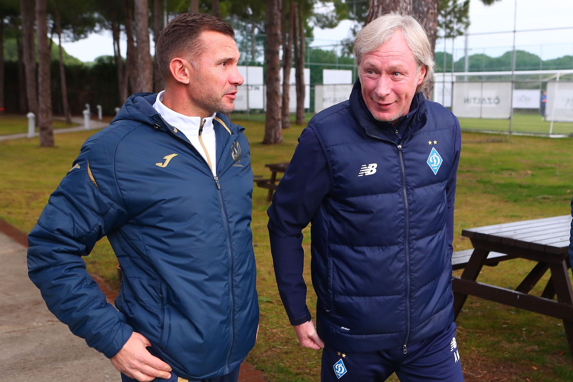 Préparation à l'Euro 2020. Shevchenko a rendu visite aux joueurs du Dynamo pour le rassemblement ... - Foot 2020 Shevchenko et Mikhailchenko
