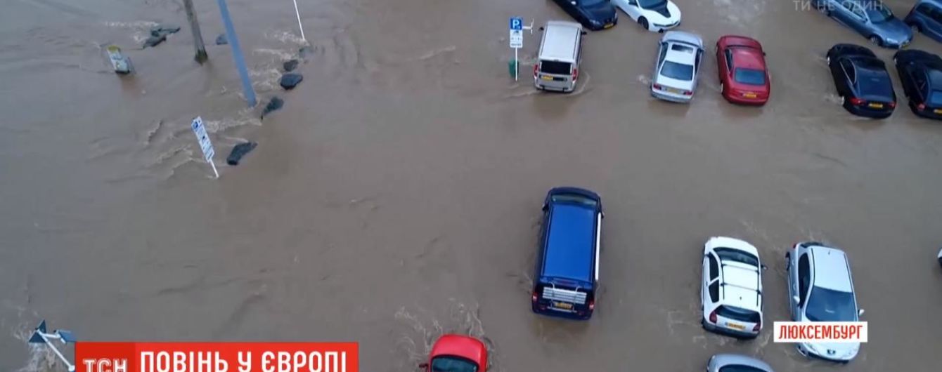 В Германию и Люксембург среди зимы пришли разрушительные паводки