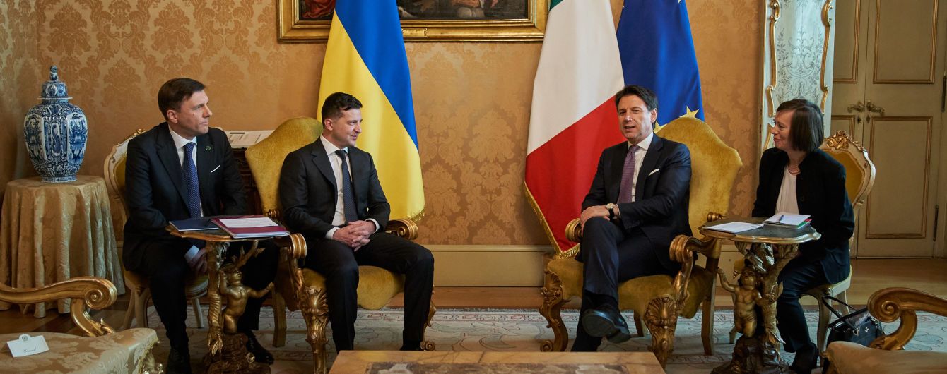 Зеленський обговорив з італійським прем’єром закриття офісів "Л/ДНР" та звільнення Марківа