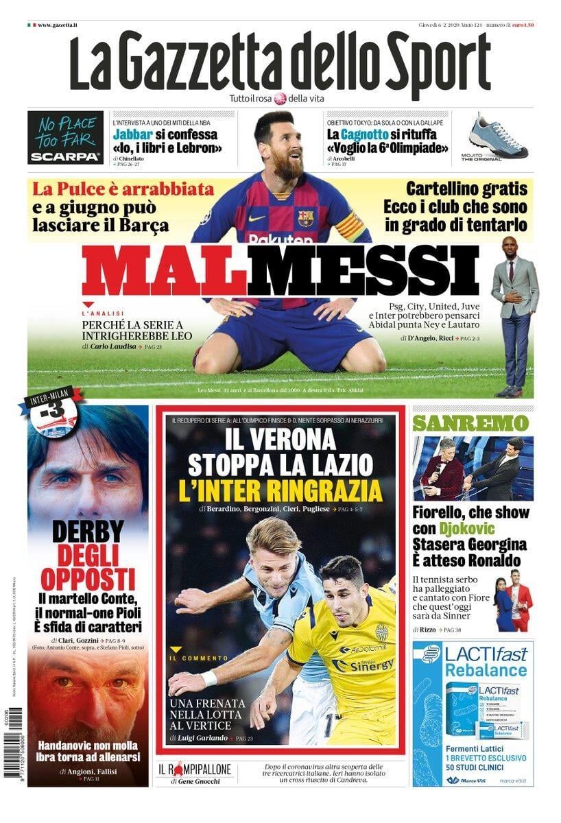 Мессі La Gazzetta dello Sport