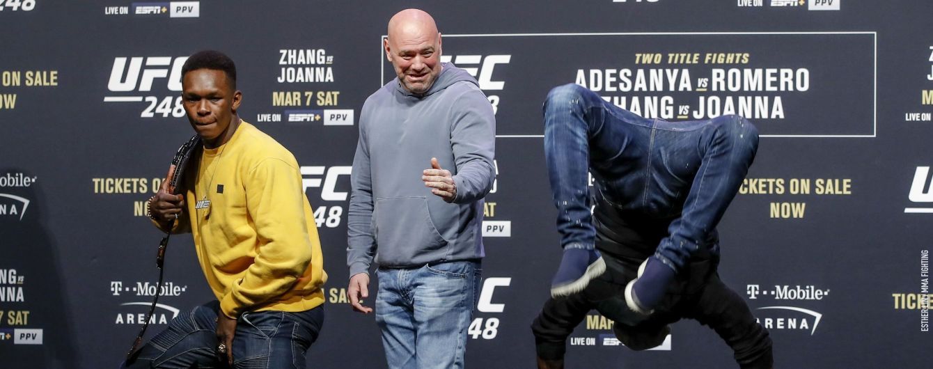 Бойцы UFC устроили зажигательный танцевальный батл на дуэли взглядов