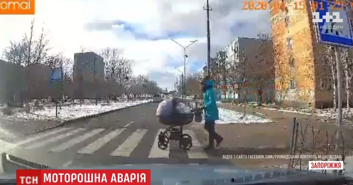 На Запорожье водителя, который пьяным сбил коляску с младенцем, взяли под стражу