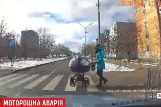 На Запоріжжі водія, який напідпитку збив візок із немовлям, взяли під варту