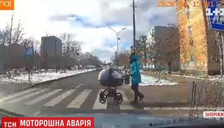 На Запорожье водителя, который пьяным сбил коляску с младенцем, взяли под стражу