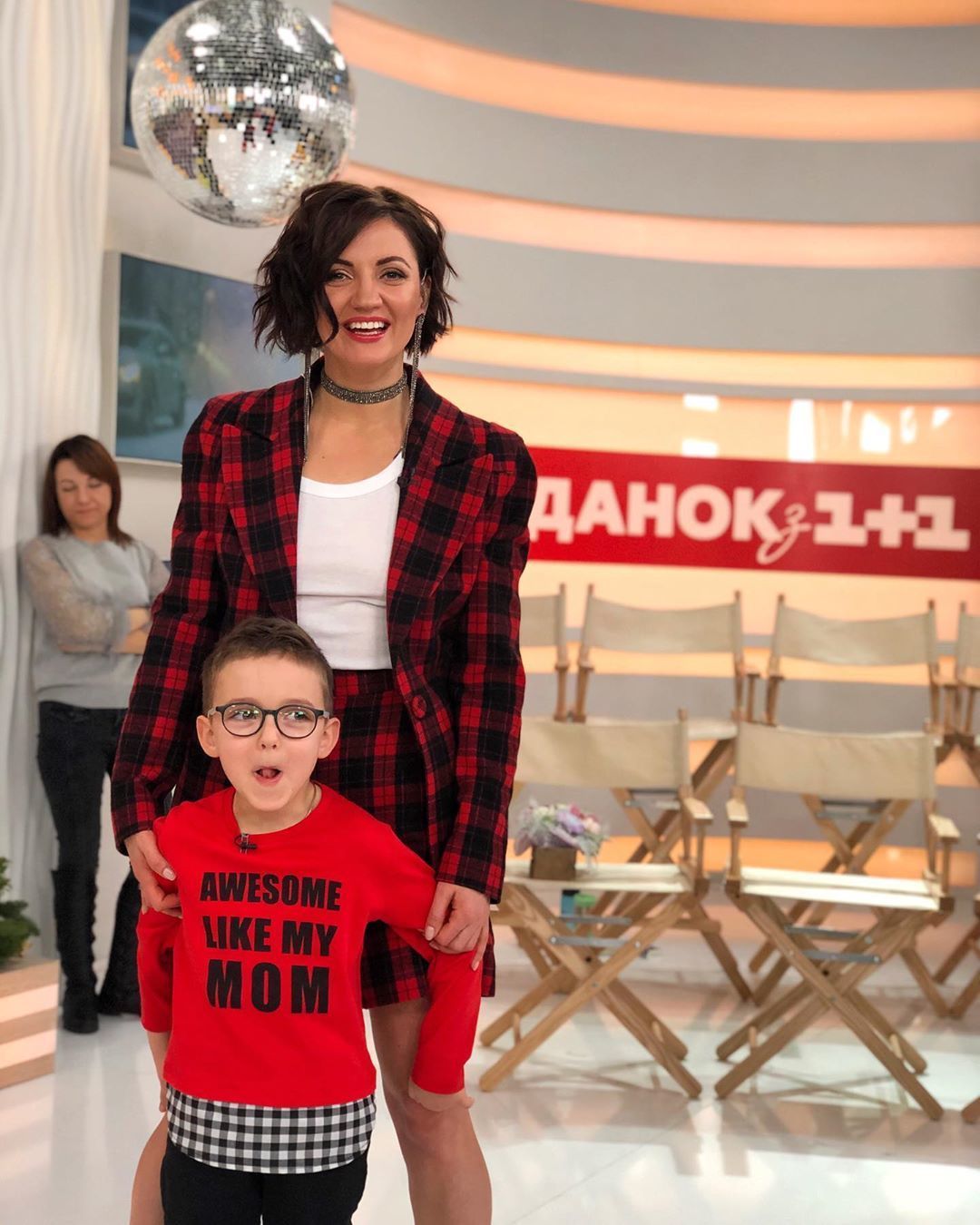 Оля Цибульська з сином