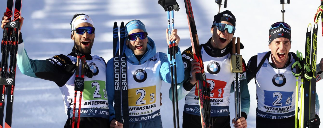 Франція виграла чоловічу естафету на Чемпіонаті світу з біатлону, Україна - 12-та