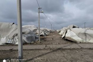 Шквальный ветер в Николаевской области повалил палаточный городок военных