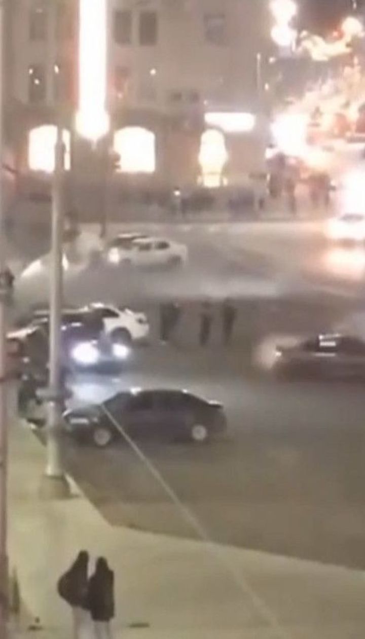 У Харкові біля місця ДТП за участю авто Зайцевої водій влаштував шалений дрифт