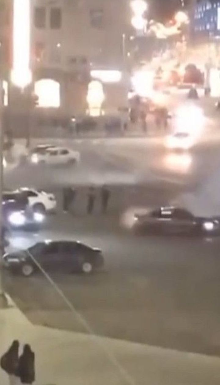 В Харькове возле места ДТП с участием авто Зайцевой водитель устроил безумный дрифт
